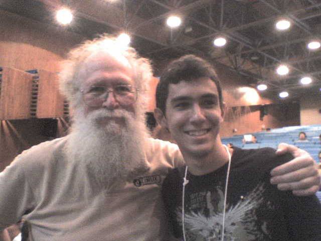 Jacques with Jon "maddog" Hall