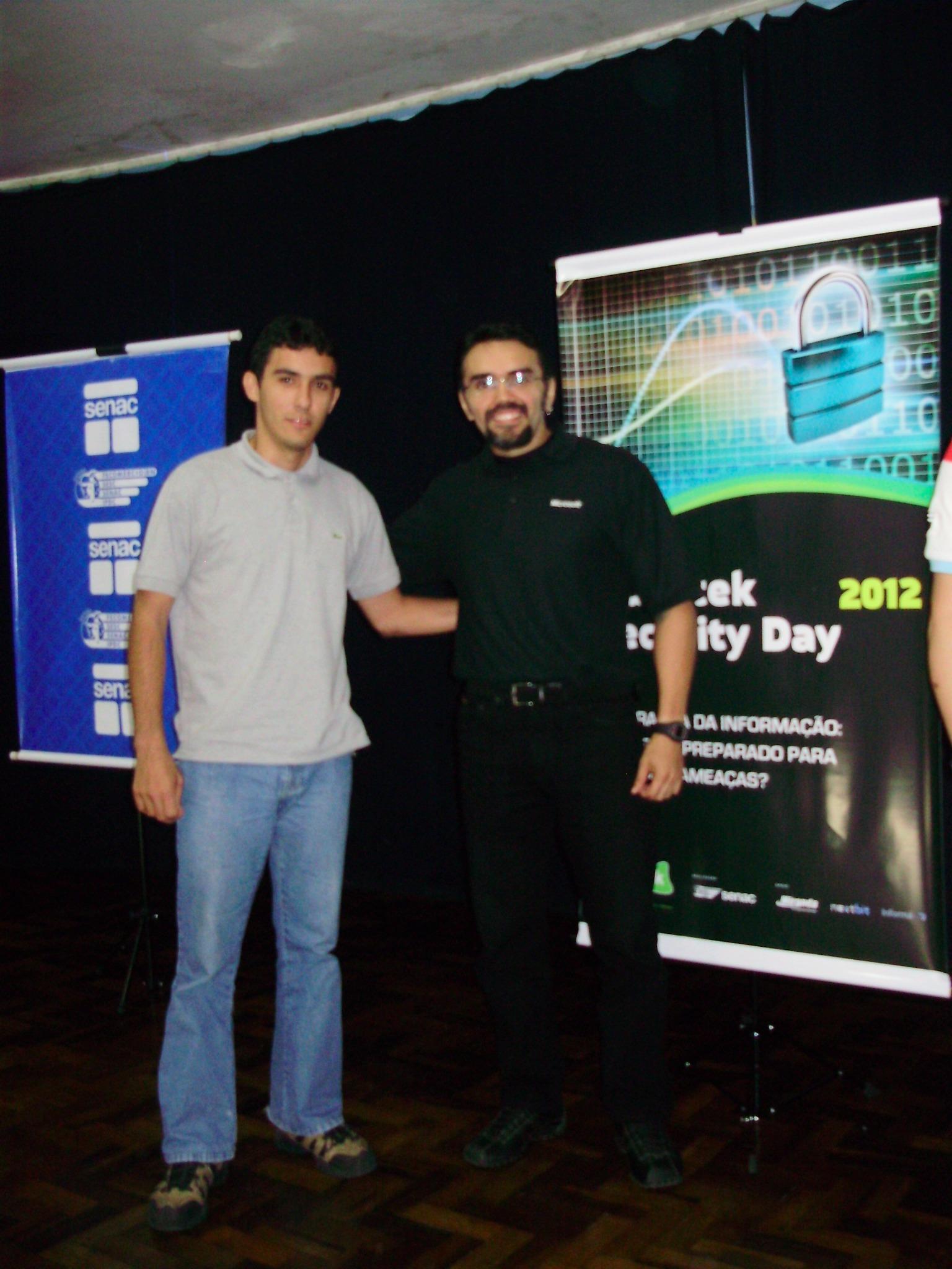 Jacques with Yuri Diogenes — Check Security Day 2012